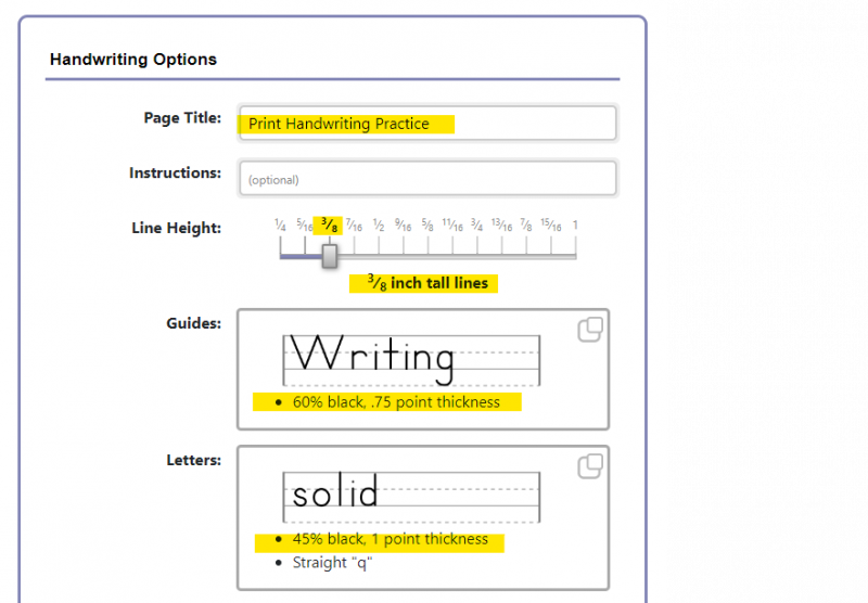 Print Handwriting Practice - WWW Writing College